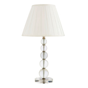 Bailey 140887 - Table Lamp Burgess Nickel White Shade Bailey Bailey - The Lamp Company