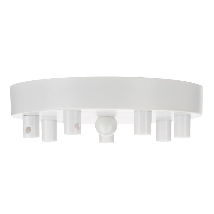 Bailey - 140919 - Ceiling Cup Metal White Multi-Cord 7