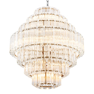 Bailey 140949 - Chandelier Evita L Nickel Bailey Bailey - The Lamp Company