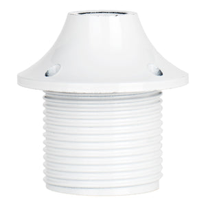 Bailey 141402 - Lampholder E27 Thread+Cap White Bailey Bailey - The Lamp Company