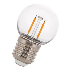 Bailey - 141886 - LED FIL Safe G45 E27 2W (19W) 180lm 827 PC Clear Light Bulbs Bailey - The Lamp Company