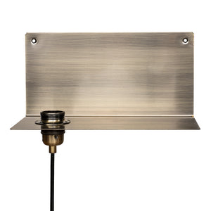 Bailey - 141936 - Wall Ledge Metal E27 Bronze Antique Light Bulbs Bailey - The Lamp Company