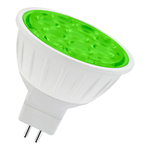 Bailey - 142070 - LED Colour MR16 GU5.3 12V 5.5W Green 40D Light Bulbs Bailey - The Lamp Company