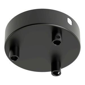 Bailey 142095 - Ceiling Cup Metal Satin Black 3 holes dia 100mm Bailey Bailey - The Lamp Company