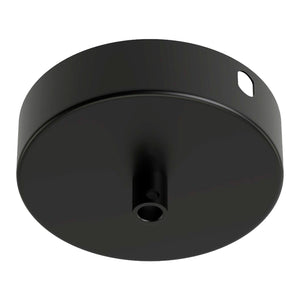 Bailey 142099 - Ceiling Cup Metal Satin Black 1 hole dia 100mm Bailey Bailey - The Lamp Company