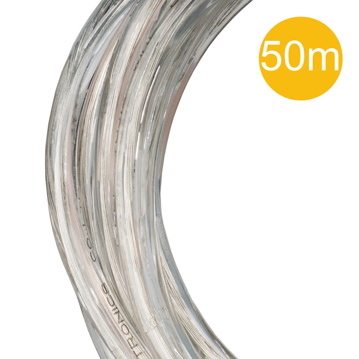Bailey 142171 - PVC Cable Round 2C Transparent 50m Roll