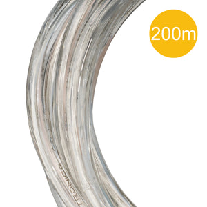 Bailey 142172 - PVC Cable Round 2C Transparent 200m Roll Bailey Bailey - The Lamp Company