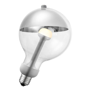 Bailey 142191 - LED G120 E27 5.5W 2700K Move Me Silver LED Globe Light Bulbs Bailey - The Lamp Company