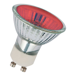 Bailey - 142615 - GU10 PAR16 230V 50W 25D Red Light Bulbs Bailey - The Lamp Company
