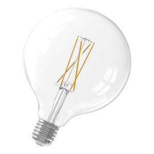 Bailey 142746 - LED Filament G125 E27 240V 6W 2300K Clear Dimm Bailey Bailey - The Lamp Company