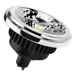 Bailey - 142805 - LED Spot Black SCOB AR111 GU10 12W 600lm 840 40D DIM Light Bulbs Bailey - The Lamp Company