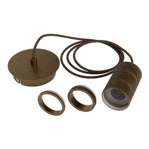 Bailey 142912 - Retro Pendant 1X2M Antique Bronze E27 Bailey Bailey - The Lamp Company