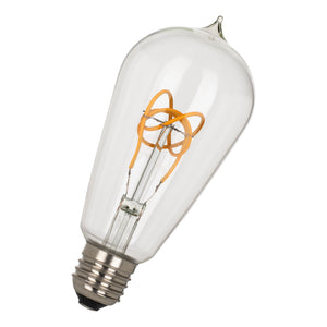Bailey - 143033 - SPIRALED Nostalgic ST64 E27 DIM 4W (18W) 170lm 922 Clear Light Bulbs Bailey - The Lamp Company