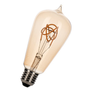 Bailey - 143034 - SPIRALED Nostalgic ST64 E27 DIM 4W (14W) 130lm 919 Gold Light Bulbs Bailey - The Lamp Company
