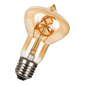Bailey - 143037 - SPIRALED Nostalgic R63 E27 DIM 4W (14W) 130lm 919 Gold Light Bulbs Bailey - The Lamp Company