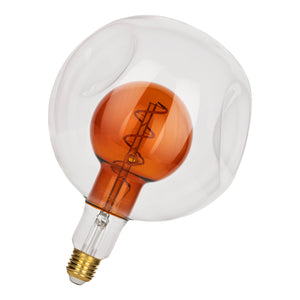 Bailey - 143094 - LED Duo G180 E27 4W 120lm 2200K Clear/Amber Light Bulbs Bailey - The Lamp Company