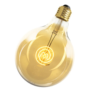 Bailey 143119 - LED FIL MasterChef G125 E27 4W 2700K Gold Dimm LED Globe Light Bulbs Bailey - The Lamp Company