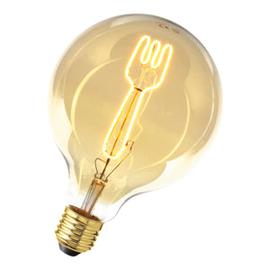 Bailey 143121 - LED FIL Fork G125 E27 4W 2700K Gold Dimm LED Globe Light Bulbs Bailey - The Lamp Company