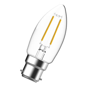 Bailey - 143179 - TUN LED Fil C35 B22d 2.5W (25W) 250lm 827 CL Light Bulbs Tungsram - The Lamp Company