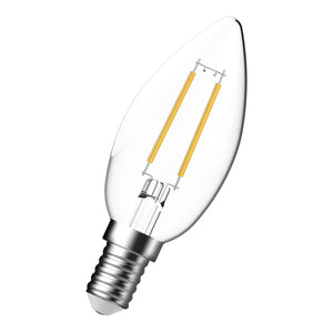 Bailey - 143181 - TUN LED Fil C35 E14 2.5W (25W) 250lm 827 CL Light Bulbs Tungsram - The Lamp Company