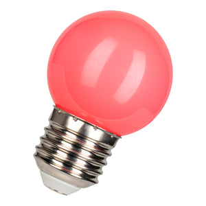Bailey - 143328 - LED Party G45 E27 1W Pink Light Bulbs Bailey - The Lamp Company
