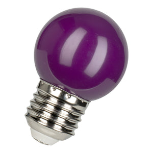 Bailey - 143329 - LED Party G45 E27 1W Purple Light Bulbs Bailey - The Lamp Company
