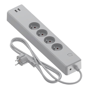 Bailey 143369 - Smart Table Receptacle 4-way BE/FR + 2 USB Bailey Bailey - The Lamp Company