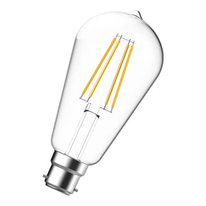 Bailey - 143516 - TUN LED Fil ST64 B22d 10W (90W) 1350lm 827 CL Light Bulbs Tungsram - The Lamp Company