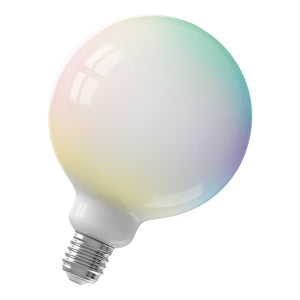 Bailey - 144413 - Smart WIFI LED G125 E27 240V 7.5W RGB+W Light Bulbs Calex - The Lamp Company