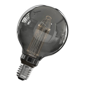 Bailey - 144456 - LED Fil Crown G95 E27 DIM 3.5W 2000K Titanium Light Bulbs Calex - The Lamp Company
