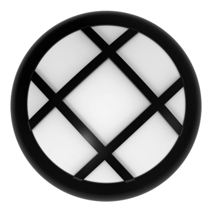 Bailey - 144879 - LED Bamburgh Grill 12W 830/840/857 Black + Emergency 3h