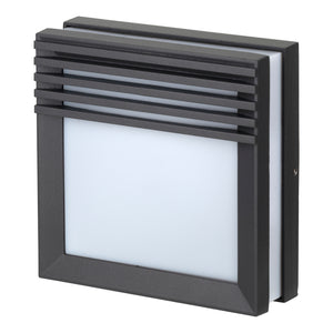 Bailey - 145108 - Wall Lamp Compact GX53 Anthracite Square IP44 Light Bulbs Bailey - The Lamp Company