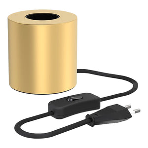 Bailey - 145196 - Table Lamp Round E27 Gold Light Bulbs Calex - The Lamp Company