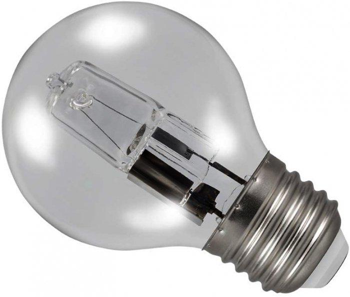 Golf Ball 28w E27/ES 240v Clear Energy Saving Halogen Light Bulb - 45mm - 0635635603625