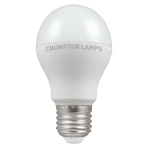 Crompton LED GLS Dusk till Dawn 9.5W E27 Very Warm White Opal