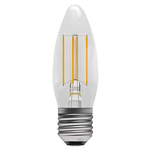 4W LED Filament Clear Candle ES 2700K Dimmable  Other - The Lamp Company