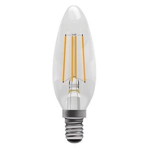 4W LED Filament Clear Candle SES 2700K Dimmable  Other - The Lamp Company