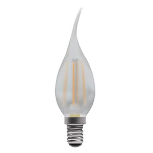 4W LED Filament Bent Tip Satin Candle SES 2700K  Other - The Lamp Company