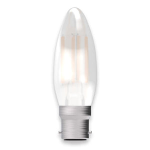 4W LED Filament Opal Candle BC 2700K Dimmable  Other - The Lamp Company