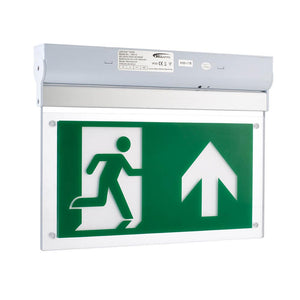 2.5W Spectrum LED Emergency Exit Blade Surface Mounted Including Up Legend  Other - The Lamp Company