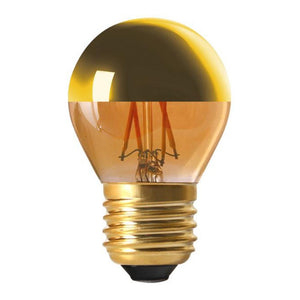 Girard Sudron LED Filament Golfball 4W E27 Crown Gold Very Warm White Dimmable