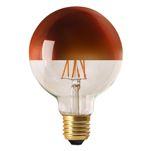 Girard Sudron Crown Bronze 95mm Globe Very White White 8W 240V ES Dimmable