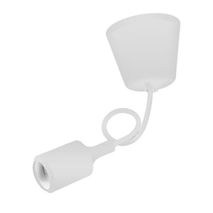 Girard Sudron E27 White Silicone Pendant (with 80cm silicone cable)