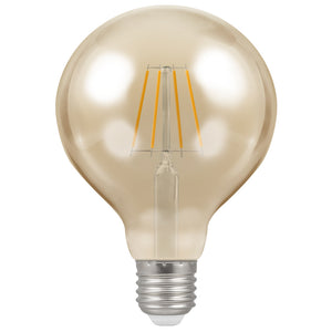 Crompton 5W LED Filament G95 Antique Bronze Globe 2200K E27 Dimmable