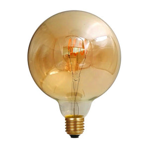 LED 4 Loops Filament 125mm Globe 240V 4W E27 Gold Dimmable