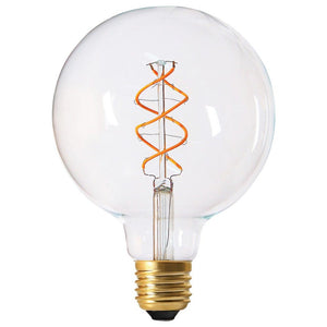 Girard Sudron 125mm LED Twisted Filament Globe 240V 4W E27 Clear Dimmable