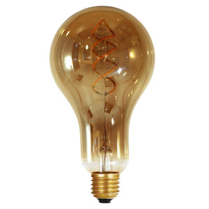 Girard Sudron LED Twisted Filament 95x180mm 4W 2000K E27 Smoked Dimmable