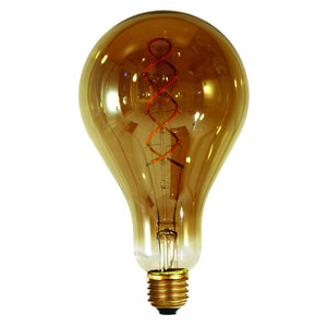 Girard Sudron LED Twisted Filament 110x200mm 4W 2000K E27 Smoked Dimmable