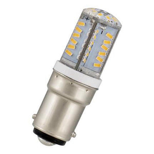 LED Ba15d Pilot Lamp 15x54mm 24-28V 2.3W Warm White Bailey