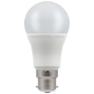 Crompton LED GLS Thermal Plastic 11W B22d Cool White Opal Dimmable
